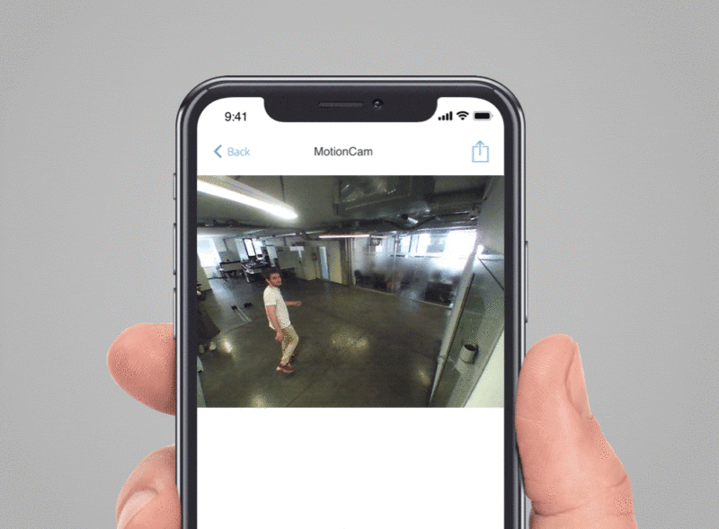 Motion Sensor app