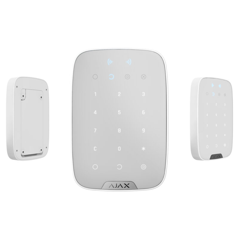 Ajax KeyPad Plus-Front, back & side