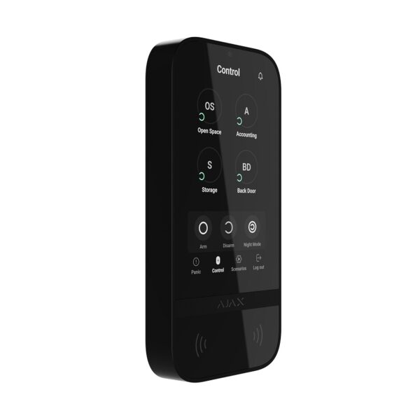 Ajax keypad Touch Screen black side