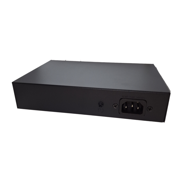 POE Switch 4 port back