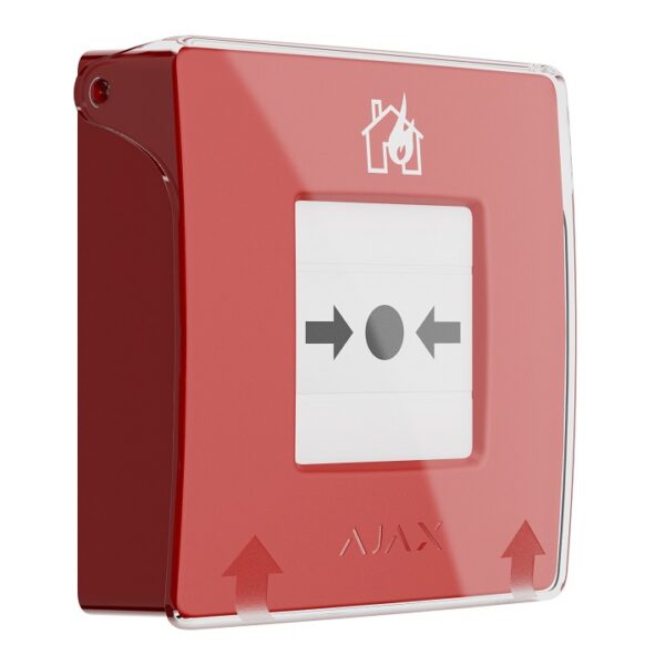 Ajax ManualCallPoint (Red) Ajax ManualCallPoint (Red) Jeweller - front 3 4