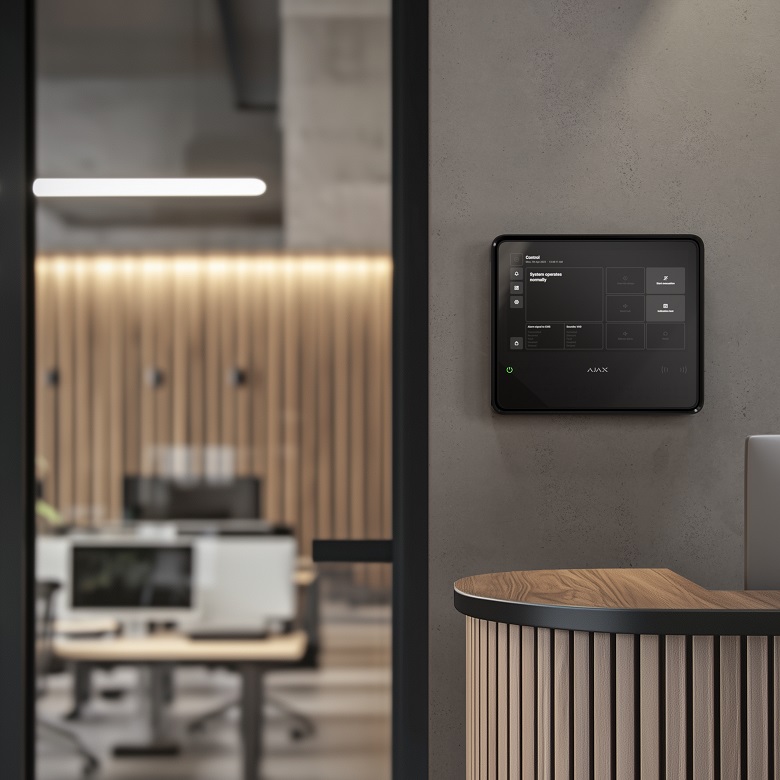 Ajax EN54 Fire Hub Jeweller office